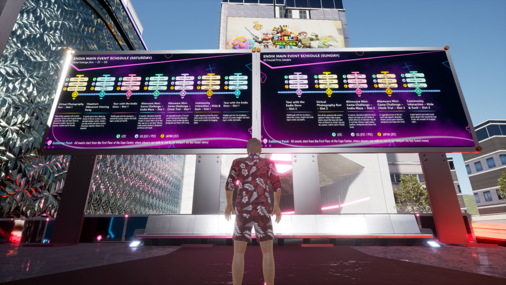 First impressions of ENDIX: A digital expo that actually feels like one 9 ENDIX - Event schedule
