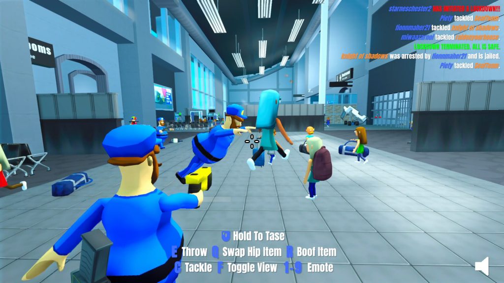 5 upcoming indie co-op games to play with friends 5 Airport Security Sucks! - Security Guard with a taser