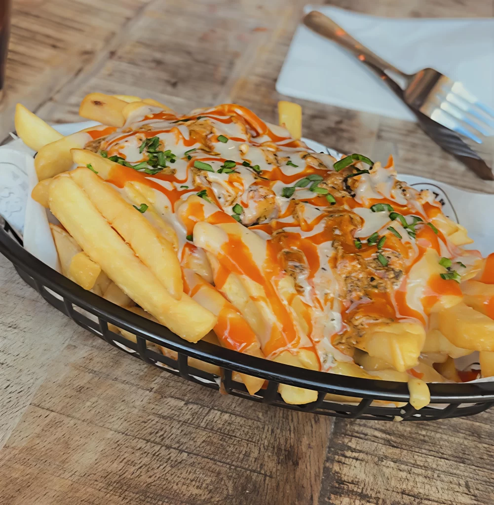 Chester Market review: Great food, clunky ordering 3 Chester Market's Cheezy Bandits - Buffalo fries