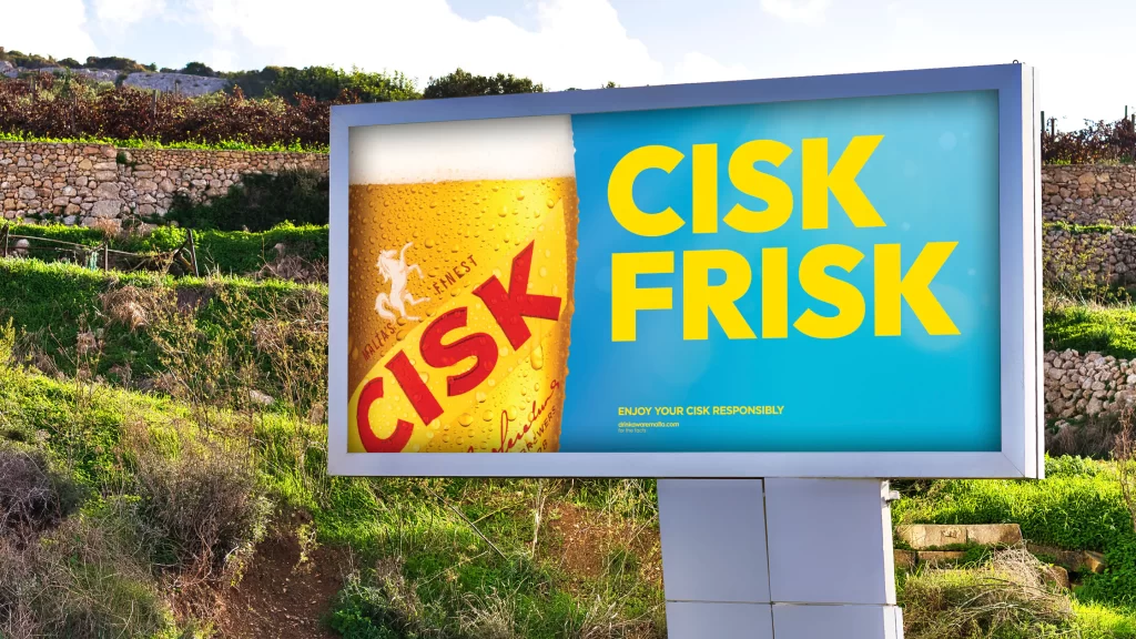 Cisk Frisk promo campaign artwork