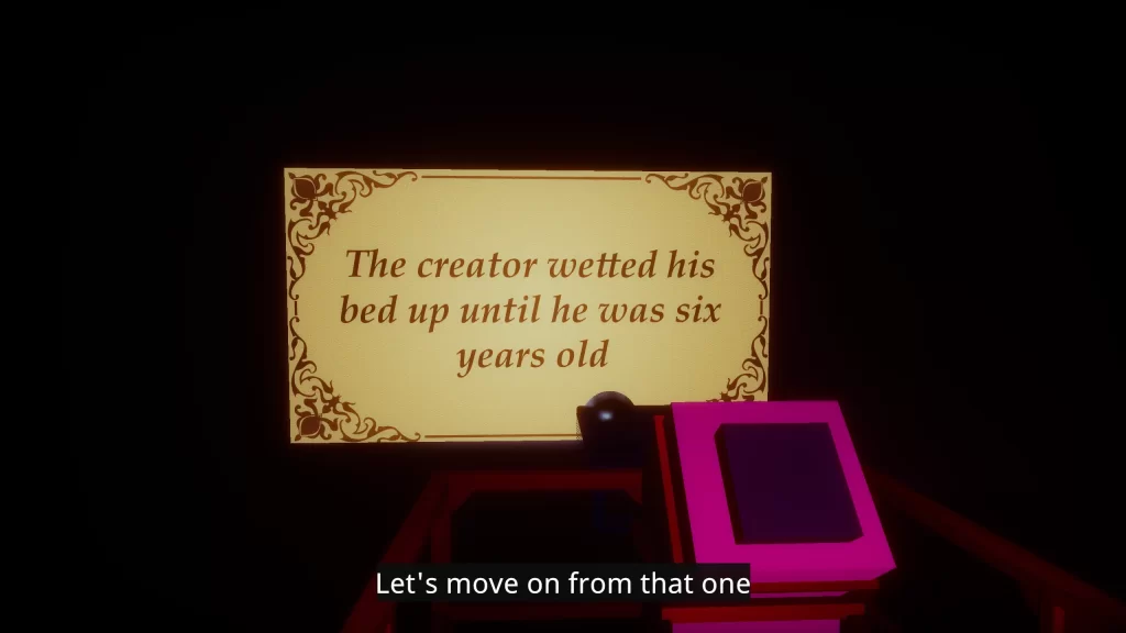 Do Not Buy This Game - Revealing secrets button