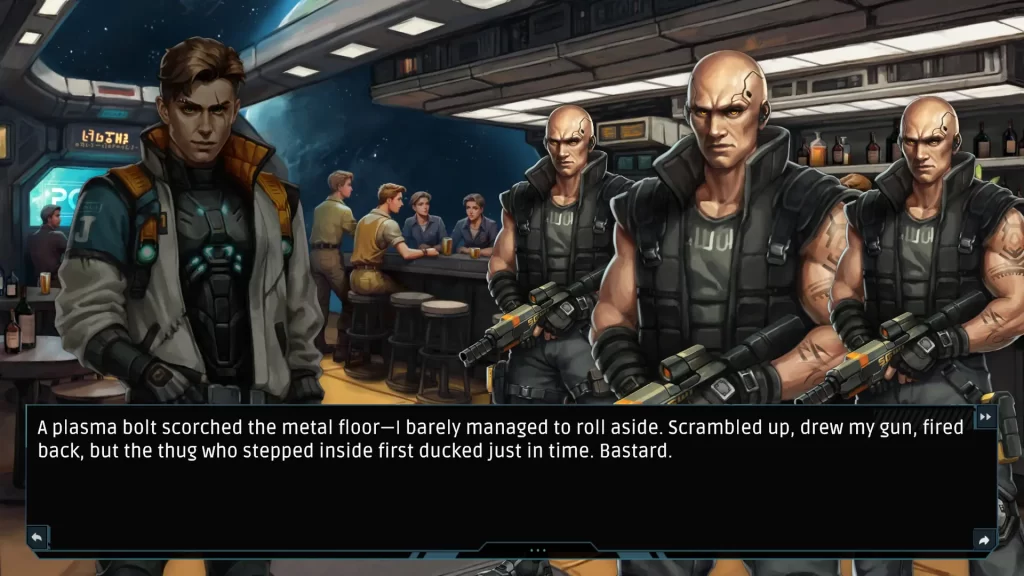 Frontier: Path of Shadows is opening its airlock a little early on May 29th 1 Frontier: Path of Shadows - Story dialogue