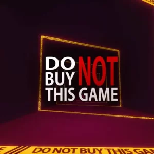 Do Not Buy This Game - Logo and key art