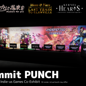 Chorus Worldwide x Indie-us Games at BitSummit PUNCH - Key art