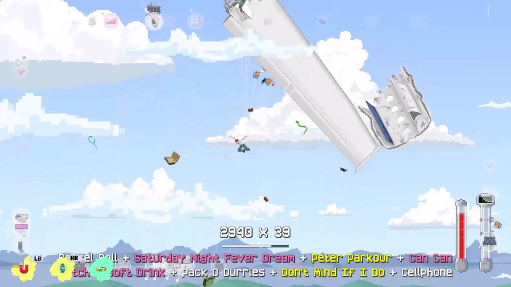 Freefall ’95 crash-lands onto Steam on June 1 with tricks, time loops and very bad luck 1 Freefall '95 - Big combo after jumping from the plane