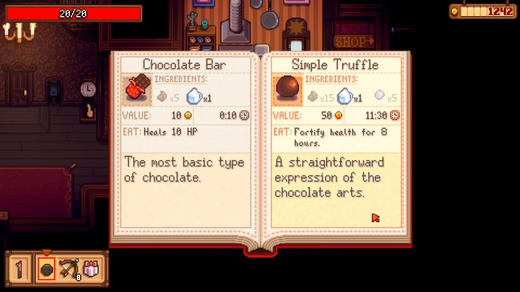 Haunted Chocolatier - Shopping