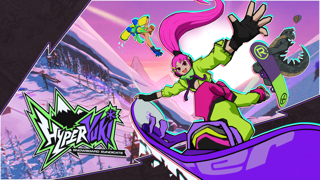 HYPERyuki: Snowboard Syndicate shows off fresh chaos in new gameplay trailer 3 HYPERyuki: Snowboard Syndicate - Logo and key art