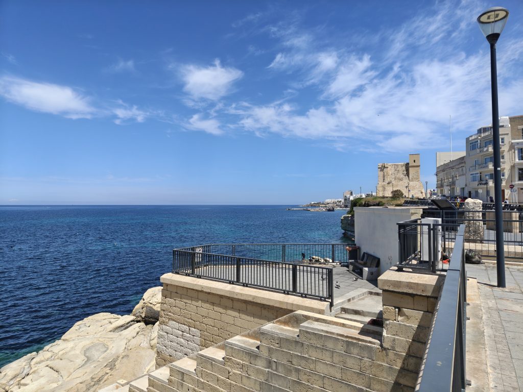 Photo from our trip to try some Cisk lager at a kiosk in St Paul's Bay, Malta