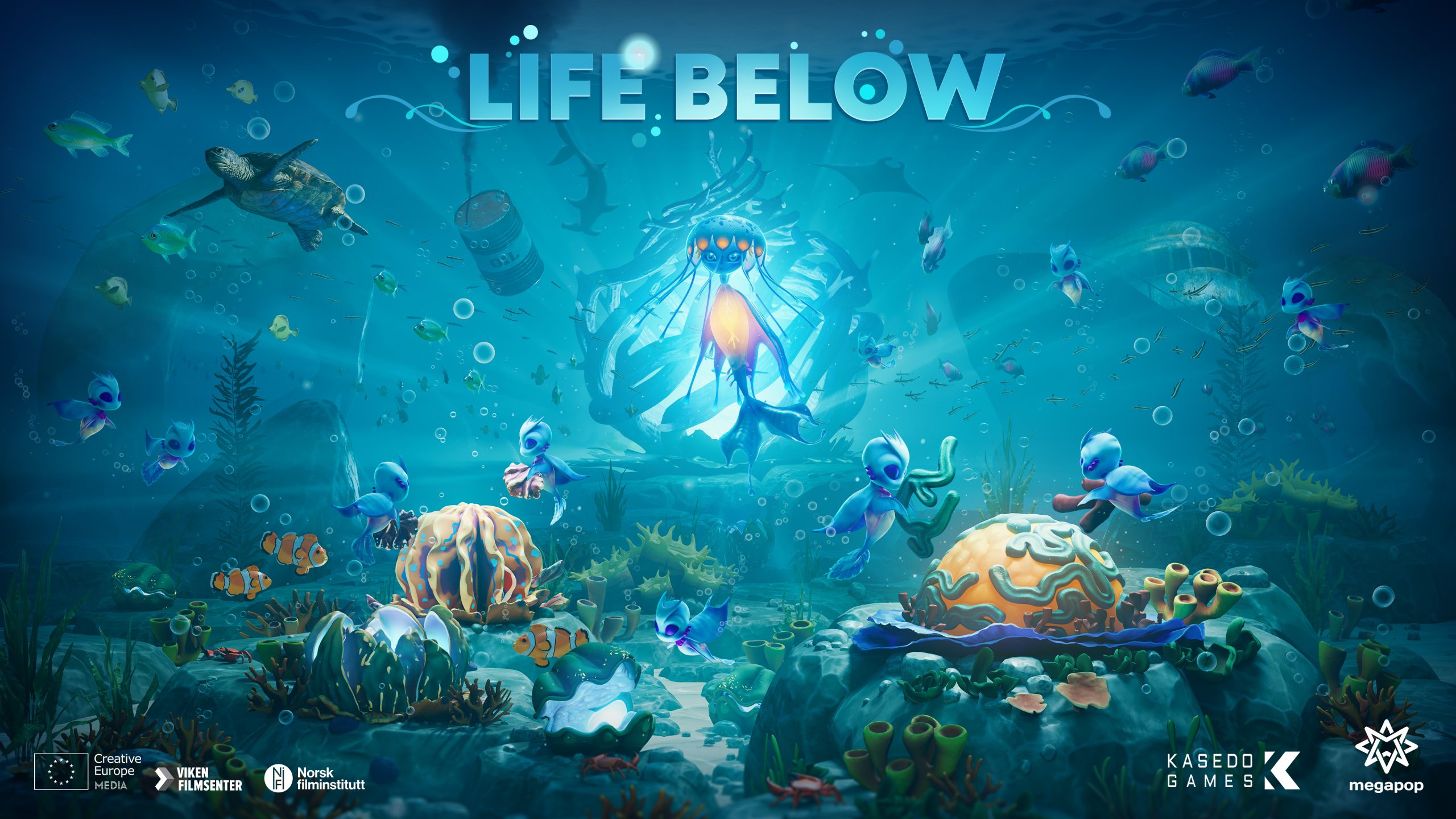 5 games from Steam Ocean Fest that are worth diving into 5 Life Below - Logo and key art