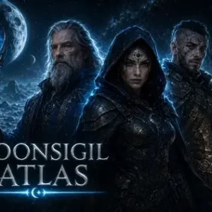 Moonsigil Atlas - Logo and key art