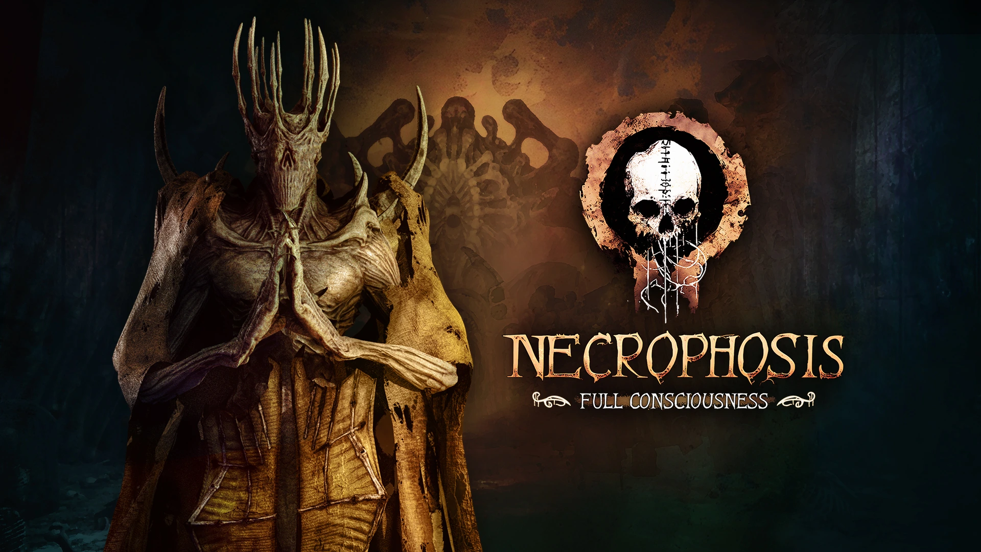Necrophosis: Full Consciousness - Logo and key art