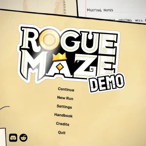 Rogue Maze - Start screen