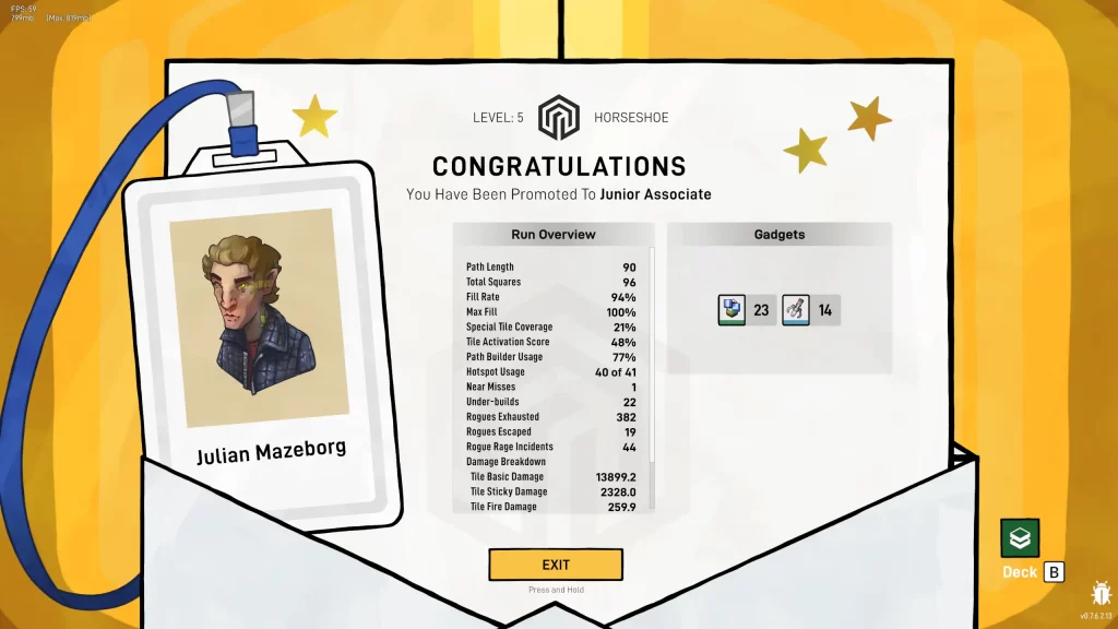 Rogue Maze - Congratulations on getting promoted