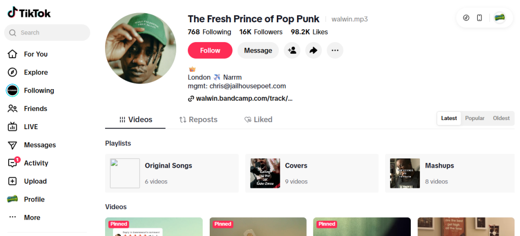 WALWIN - TikTok page