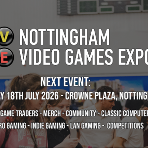 Nottingham Video Games Expo - Logo and key event details
