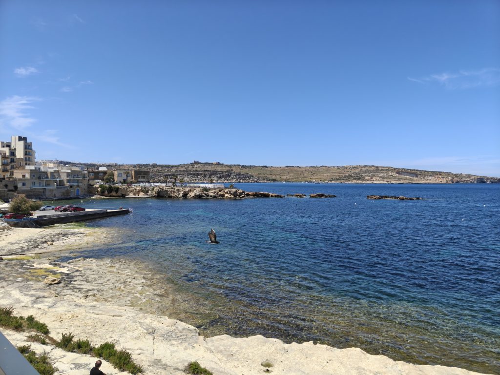 Photo from our trip to try some Cisk lager at a kiosk in St Paul's Bay, Malta