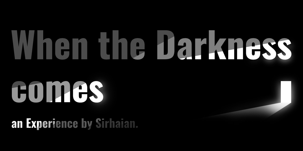 More than an escape: Gaming, mental health, and 5 indie games that dare to talk about it 4 When the Darkness comes - Logo and key art