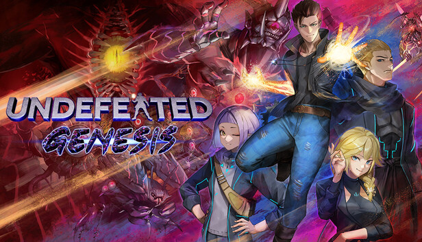 UNDEFEATED: Genesis - Logo and key art