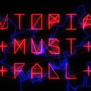 Utopia Must Fall - Logo and key art