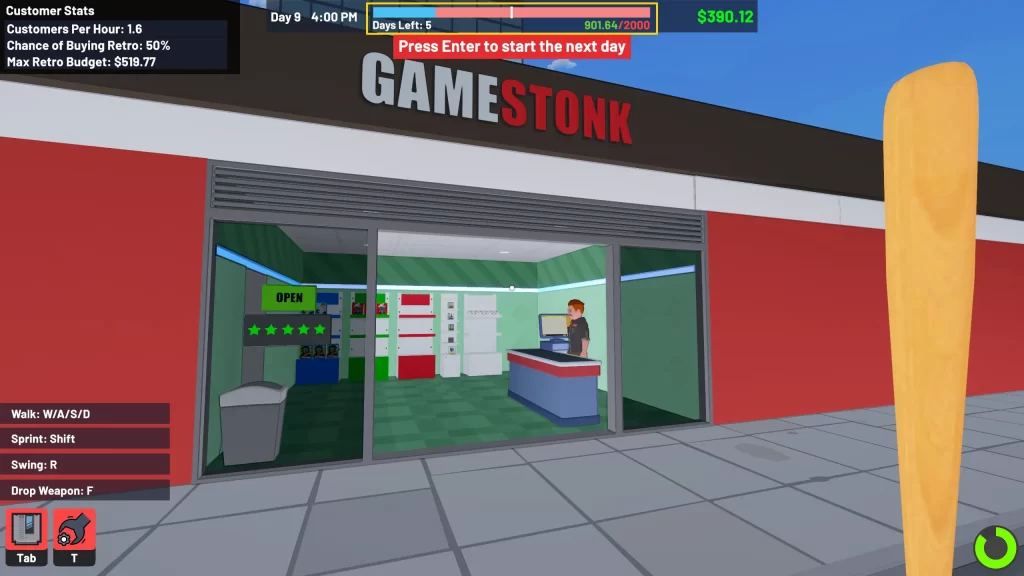 Gamestonk Simulator: Gone Rogue review: Retail hell never looked so daft 4 Gamestonk Simulator: Gone Rogue - Staff working the cash desk