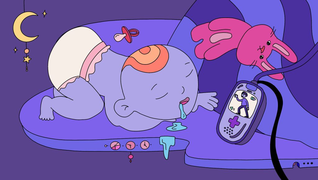Mess, stress, and meaning: Talking Escape the Baby Alarm with Julie Bjørnskov 3 Escape the Baby Alarm - Baby asleep