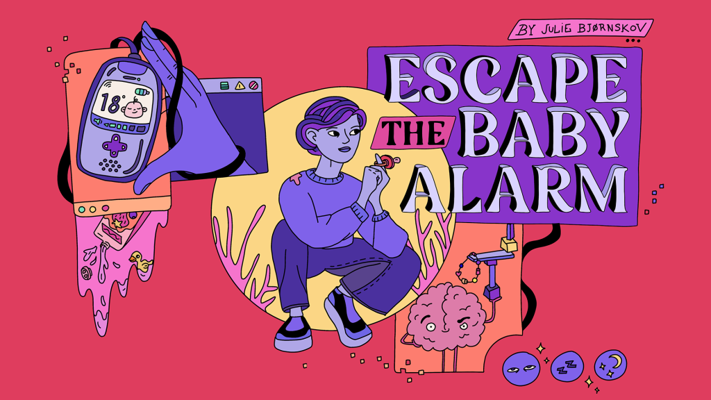 Escape the Baby Alarm - Logo and key art