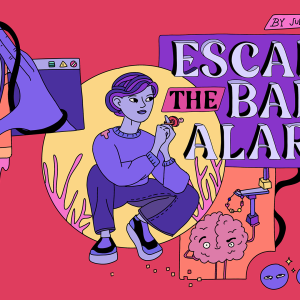 Escape the Baby Alarm - Logo and key art