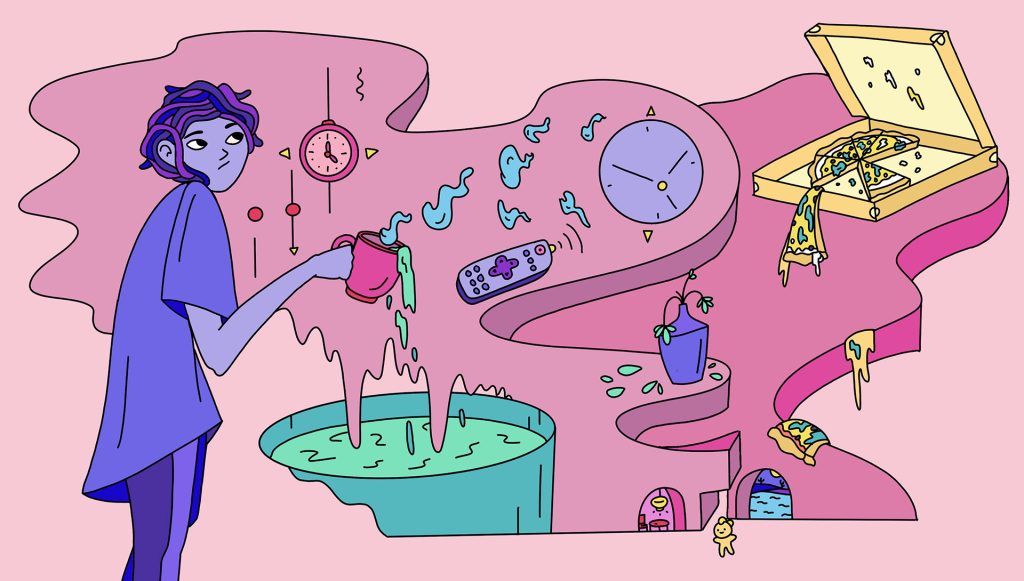 Mess, stress, and meaning: Talking Escape the Baby Alarm with Julie Bjørnskov 4 Escape the Baby Alarm - Mess piling up