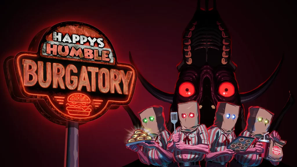 Happy’s Humble BURGATORY - Logo and key art