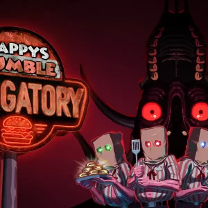 Happy’s Humble BURGATORY - Logo and key art