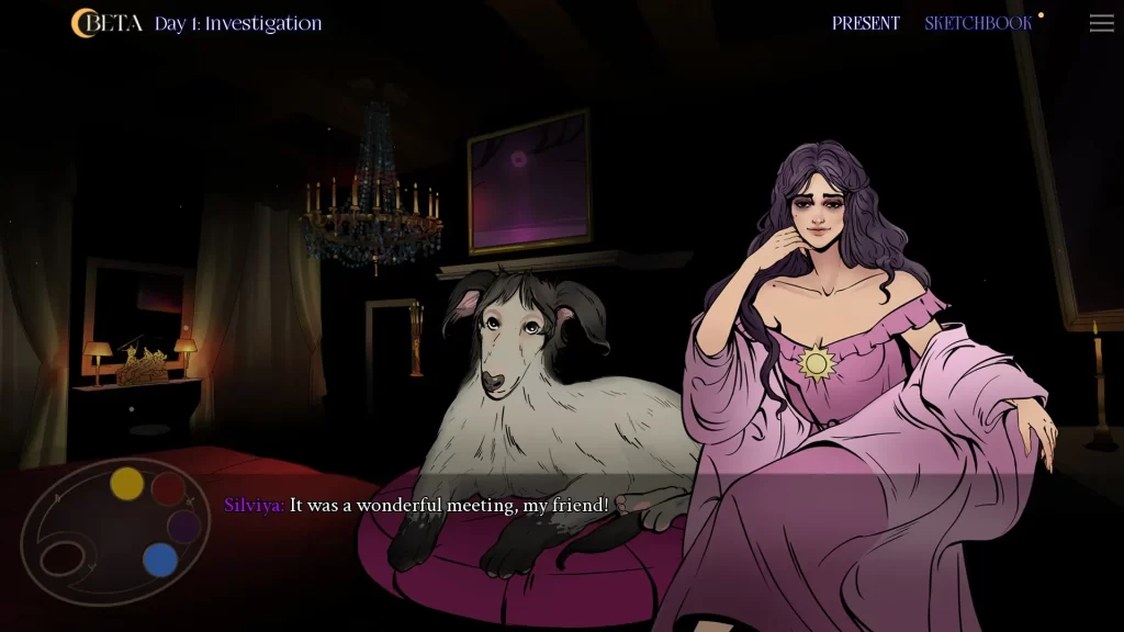 STARCULT. Night: Twisted Age - Silvya and her dog