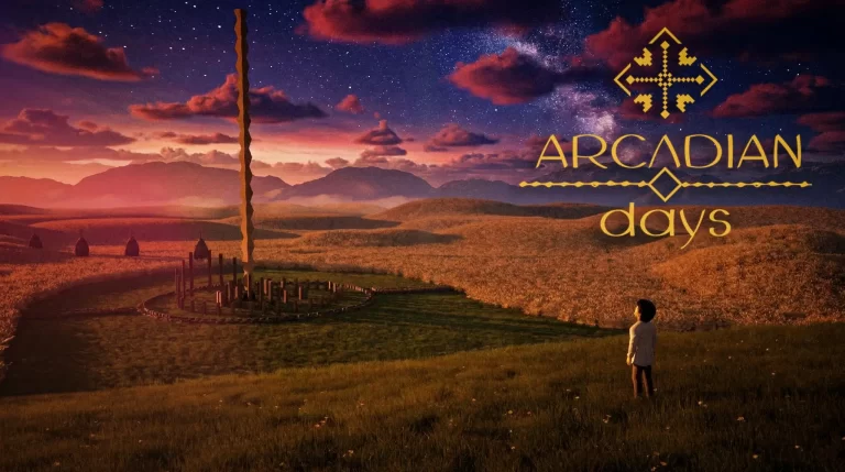 Arcadian Days - Logo and key art
