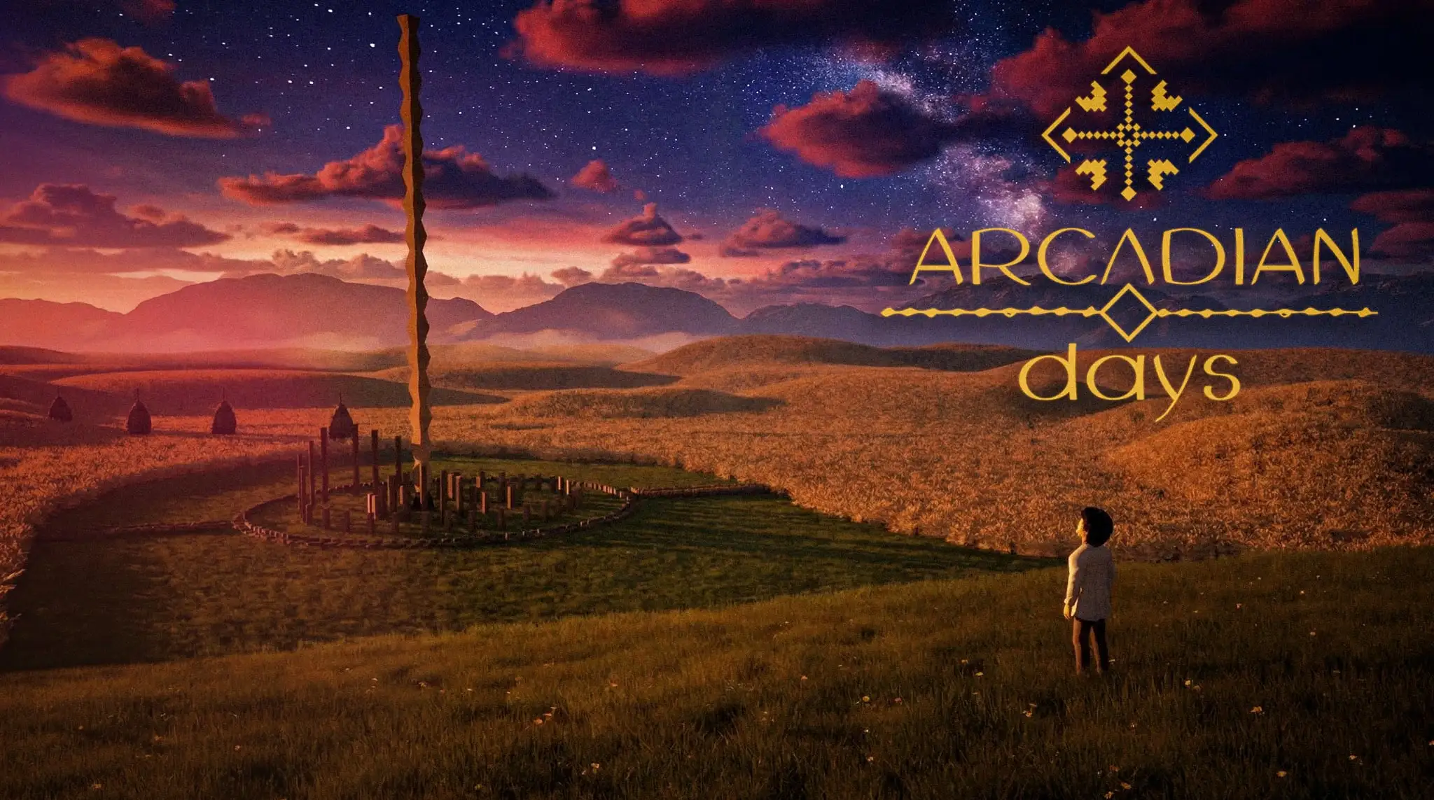 Features 3 Arcadian Days - Logo and key art