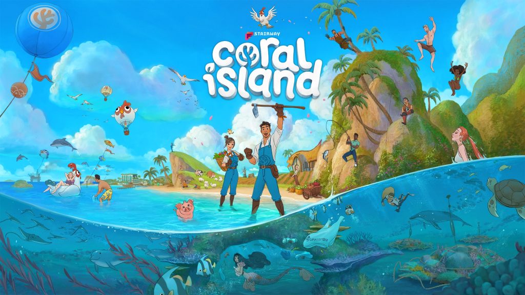 Coral Island - Logo and key art