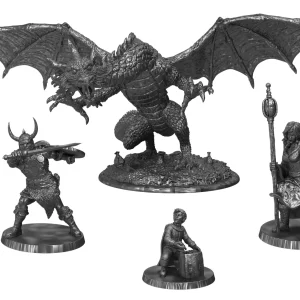 Sirius Dice - Dungeons & Dragons Red Box Metal Minis Group