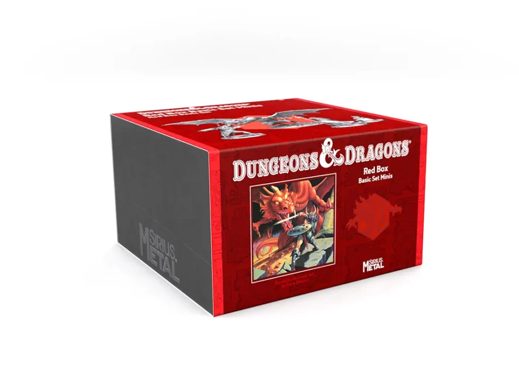 Sirius Dice turns D&D’s iconic Red Box cover into metal miniatures with pre-orders now open 5 Sirius Dice - D&D Red Box Package