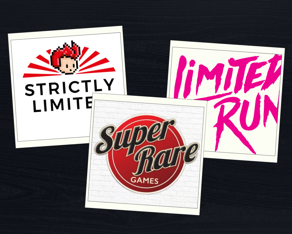 companies still making physical indie games - Strictly Limited, Super Rare Games, Limited Run