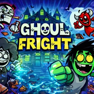 Ghoul Fright - Logo and key art