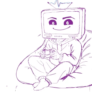 Caught in the act: Welcome to Indie-cent Exposure 1 An early design sketch of our new Indie-cent Exposure Mascot
