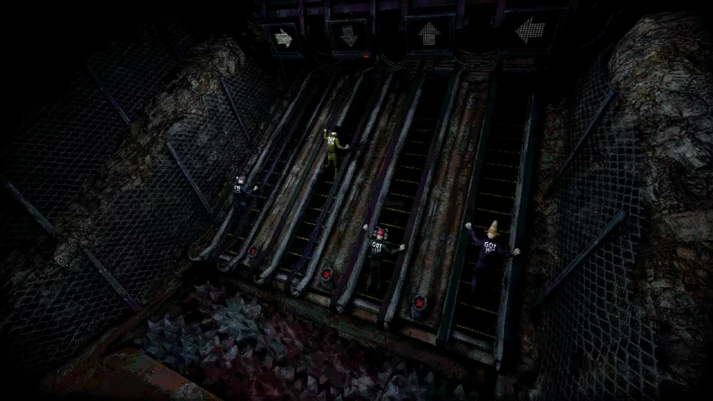 Machine Party brings 15 lethal minigames to Steam on July 30th 2 Machine Party - Escalator mini game