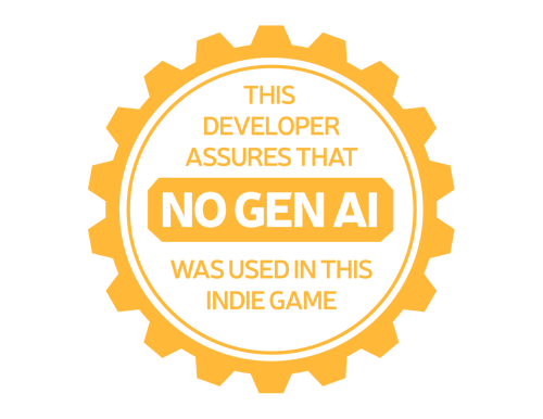 Is ‘proudly human-made’ becoming indie gaming’s next selling point? 3 No Gen AI Seal - Yellow No Shadow