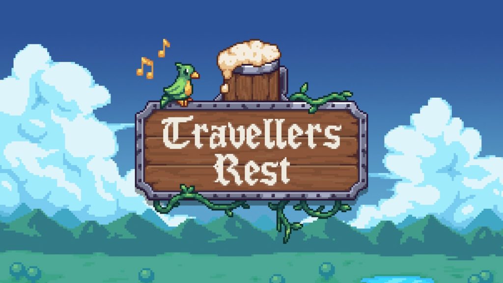 Travellers Rest - Logo and key art