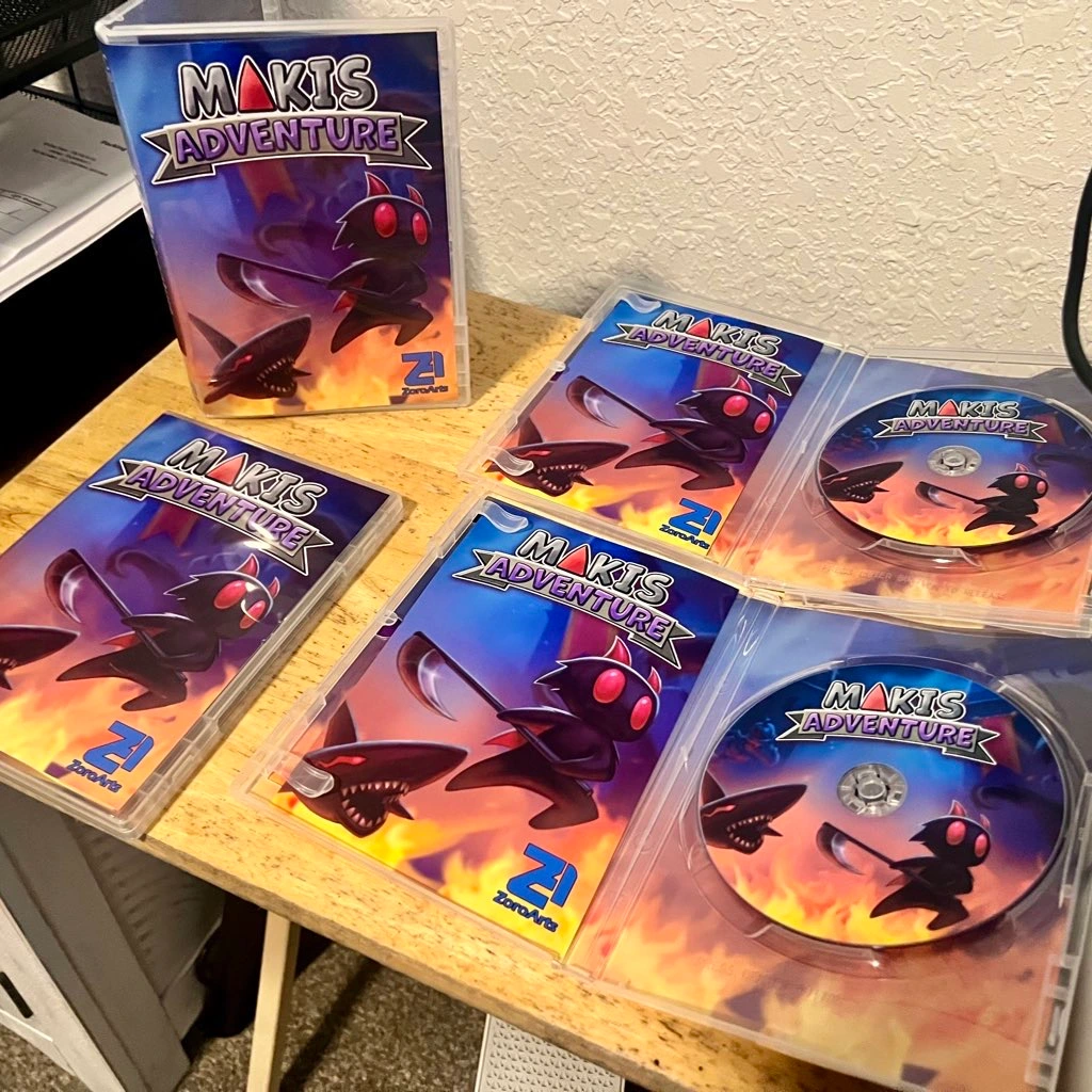 Putting indie games back on the shelf: Talking We The Indies with Chandler Kravitz 5 We The Indies - Makis Adventure cases and discs