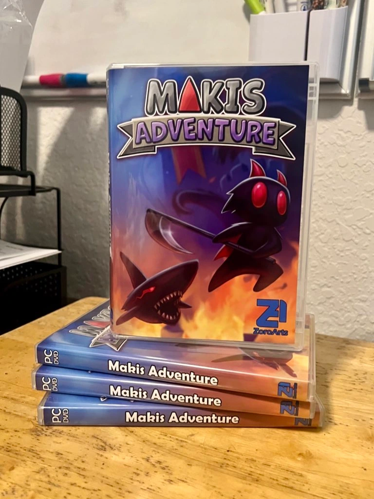 Putting indie games back on the shelf: Talking We The Indies with Chandler Kravitz 6 We The Indies - Makis Adventure finished stack
