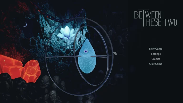 Between These Two - Start screen