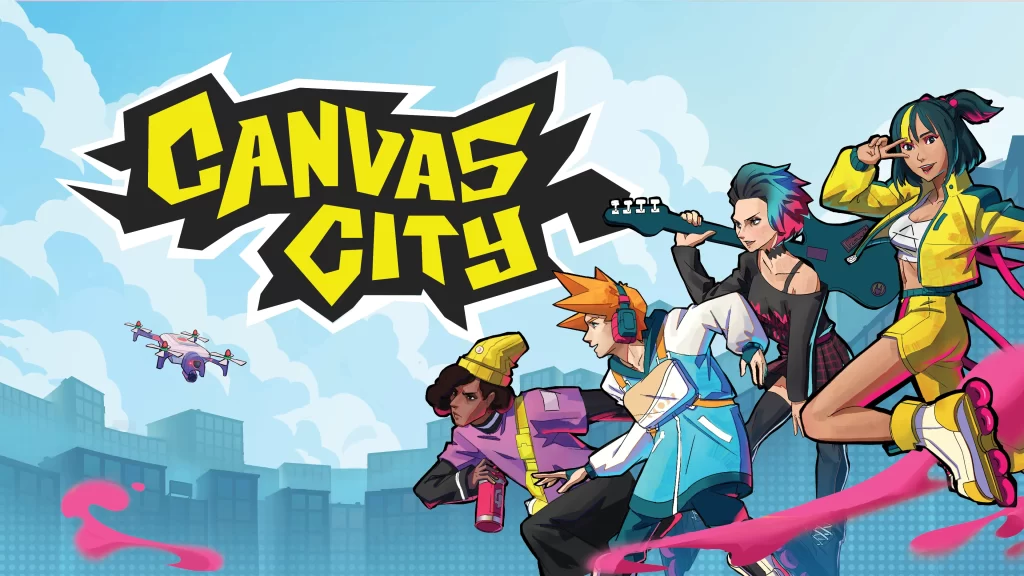 Canvas City - Logo and key art