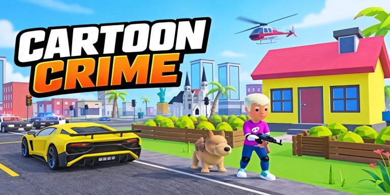 Cartoon Crime - Logo and key art