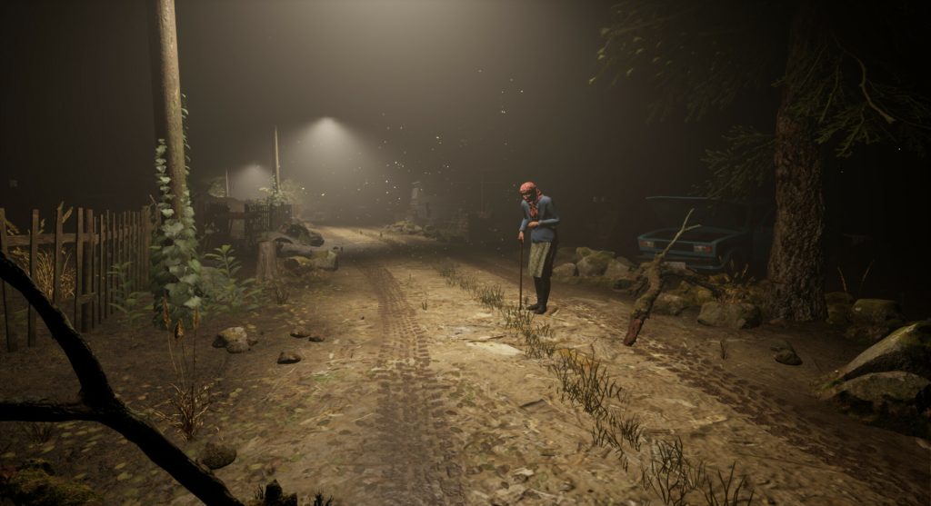 22 Romanian indie games you should know about in 2026 6 Gospodar's Tales - Old lady walking a road in the dark
