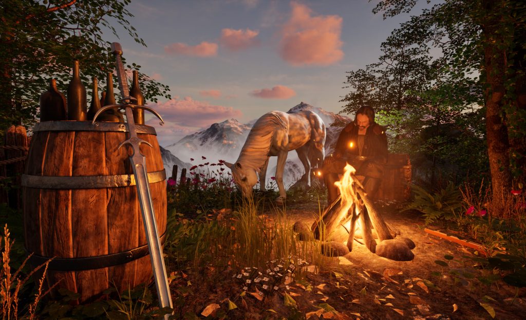 22 Romanian indie games you should know about in 2026 9 Order of Wallachia - Sat by a campfire with a horse