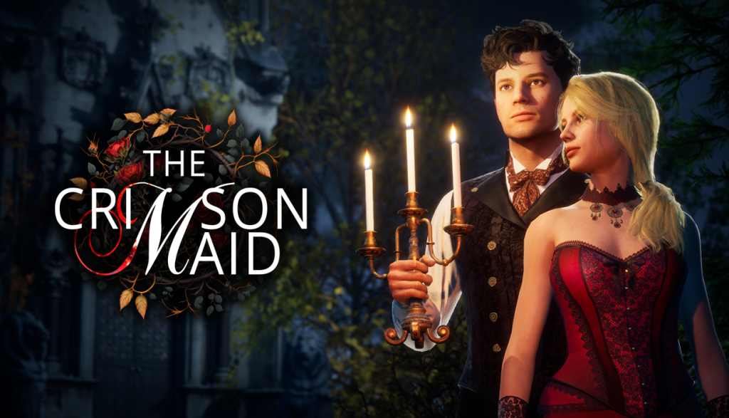The Crimson Maid - Logo and key art